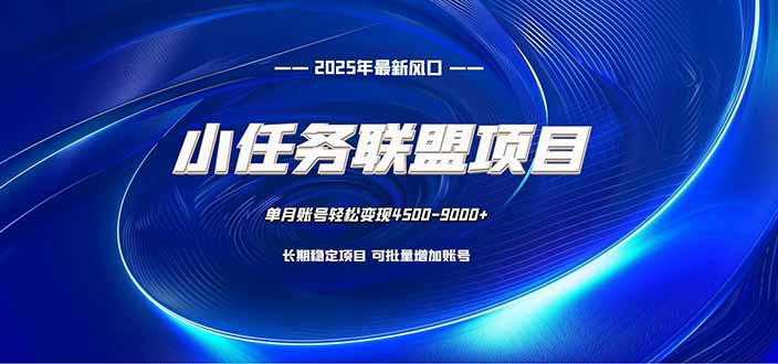 小任务联盟项目：一台电脑每天只需10分钟，轻松简单稳定-蓝海云网创
