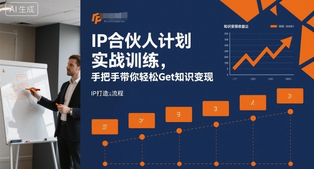 IP合伙人计划实战训练，手把手带你轻松Get知识变现-蓝海云网创