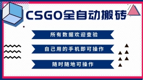 CSGO全自动搬砖，年底钱回家好项目，当天可拿到结果，新手小白轻松月入1W+【揭秘】-蓝海云网创