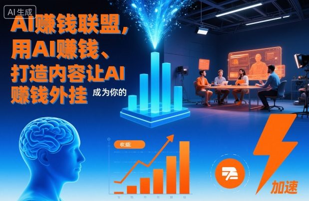 AI賺钱联盟,用AI賺钱、打造内容让AI成为你的賺钱外挂-蓝海云网创