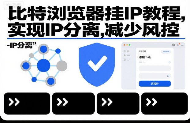 比特浏览器挂IP教程，实现IP分离，减少风控-蓝海云网创