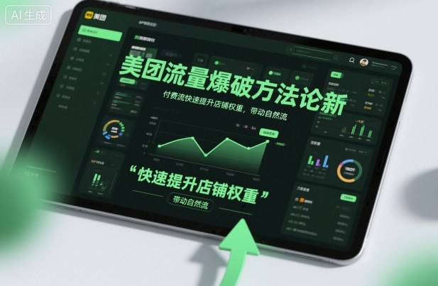 美团流量爆破方法论，付费流快速提升店铺权重，带动自然流-蓝海云网创