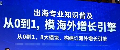出海专业知识普及，从0到1，8大模块构建你的海外增长引擎-蓝海云网创