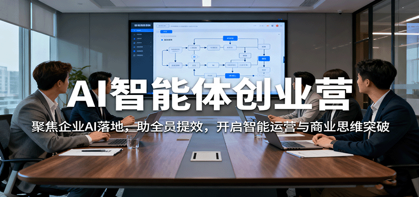 AI智能体创业营：聚焦企业AI落地，助全员提效，开启智能运营与商业思维突破-蓝海云网创