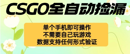 自动挂G捡漏，不用自己挂G不用玩游戏，一个手机即可操作，新手小白轻松月入1W+【揭秘】-蓝海云网创
