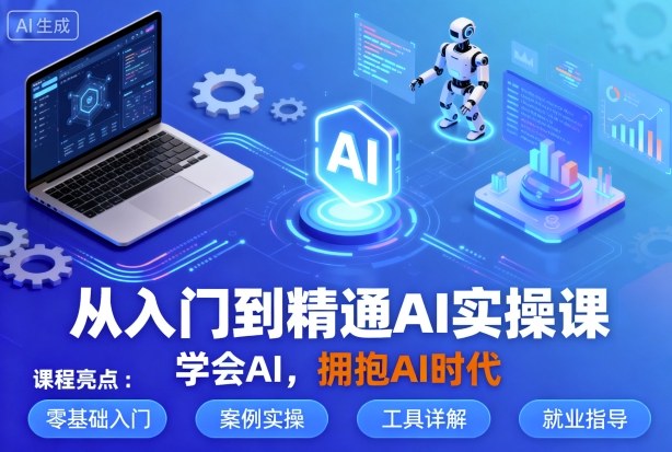 从入门到精通AI实操课，学会AI，拥抱AI时代-蓝海云网创