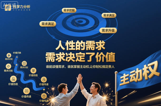 人性的需求，需求决定了价值，谁能读懂需求，谁就掌握主动权，让你轻松搞定贵人【文档】-蓝海云网创