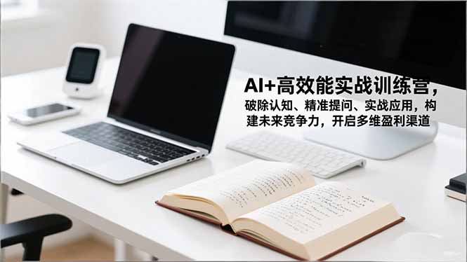 AI+高效能实战训练营,破除认知、精准提问、实战应用,构建未来竞争力,开启多维盈利渠道-蓝海云网创