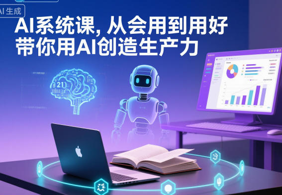 AI系统课，从会用到用好，带你用AI创造生产力-蓝海云网创