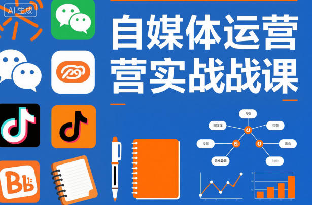 自媒体运营实战课,掌握一套系统的自媒体运营底层方法论,成为优秀的内容创作者-蓝海云网创