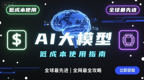 如何低成本使用全球最先进AI大模型，全网最全指南-蓝海云网创