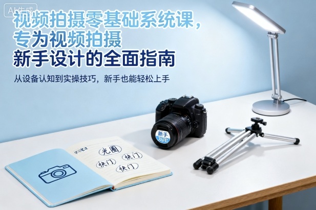 视频拍摄零基础系统课，专为视频拍摄新手设计的全面指南-蓝海云网创